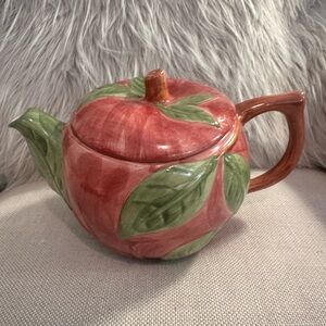 EUC Vintage Franciscan Apple Teapot Made in Portugal